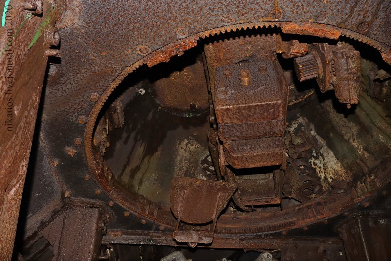 Поворотный механизм башни т-34-85
