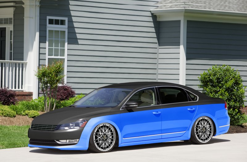 VW Passat b7 stance