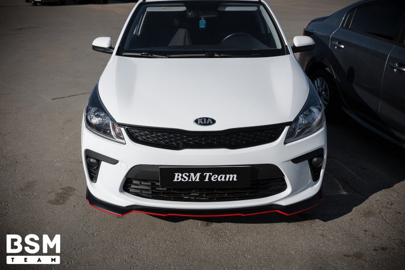 Сплиттер Kia Rio 4