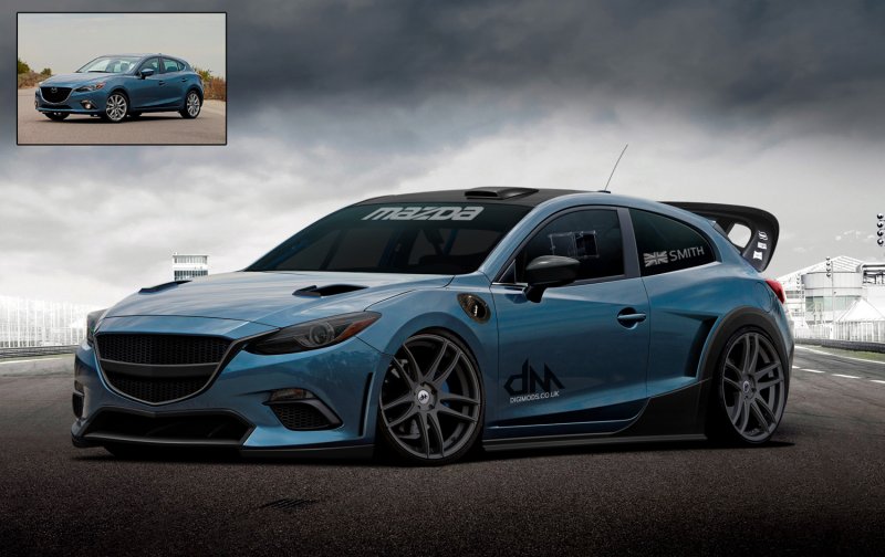 Мазда 3 wide body