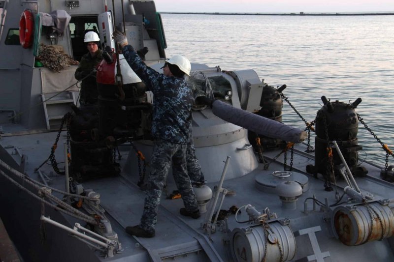 Украинские корабли в Азовском море