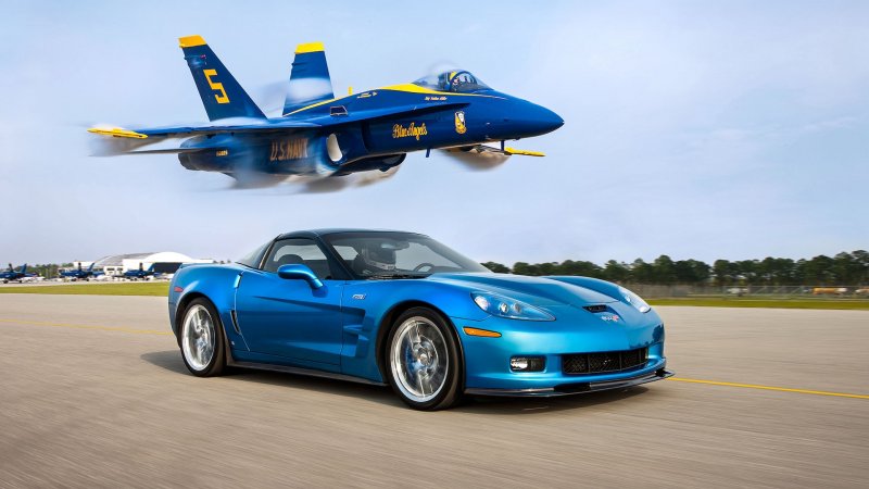 Corvette zr1 Blue Devil