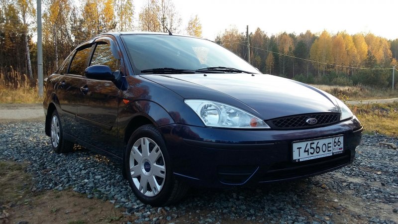 Ford Focus 1 седан черный 2004