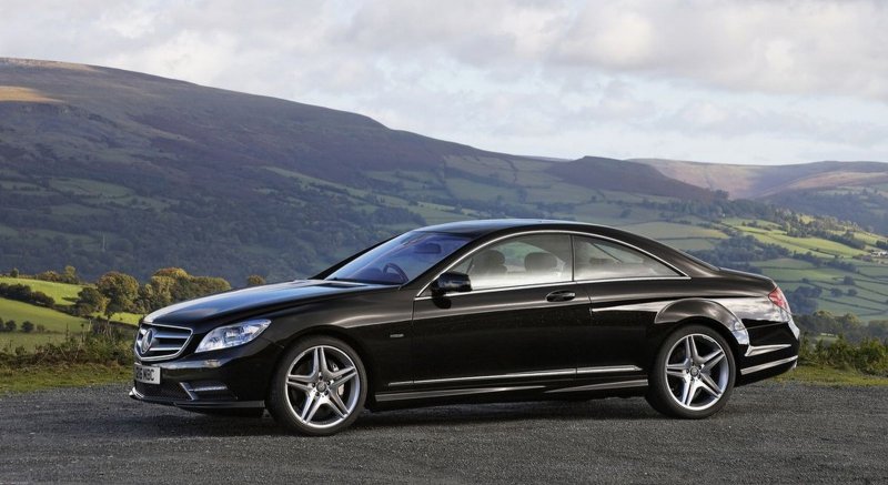 Mercedes cl500 белый