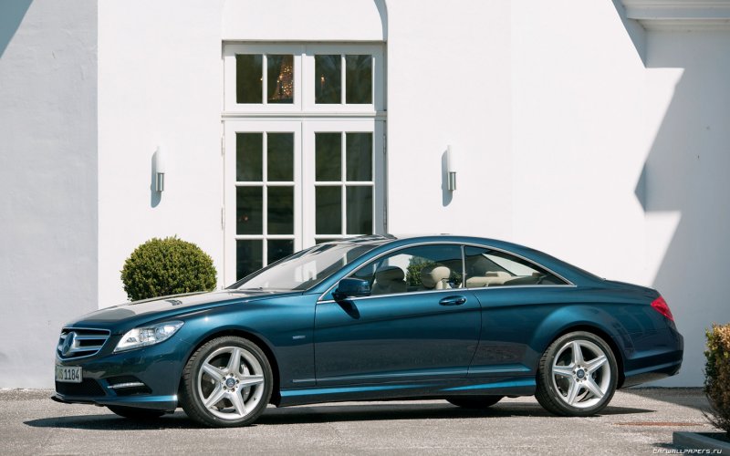 Mercedes cl500 белый