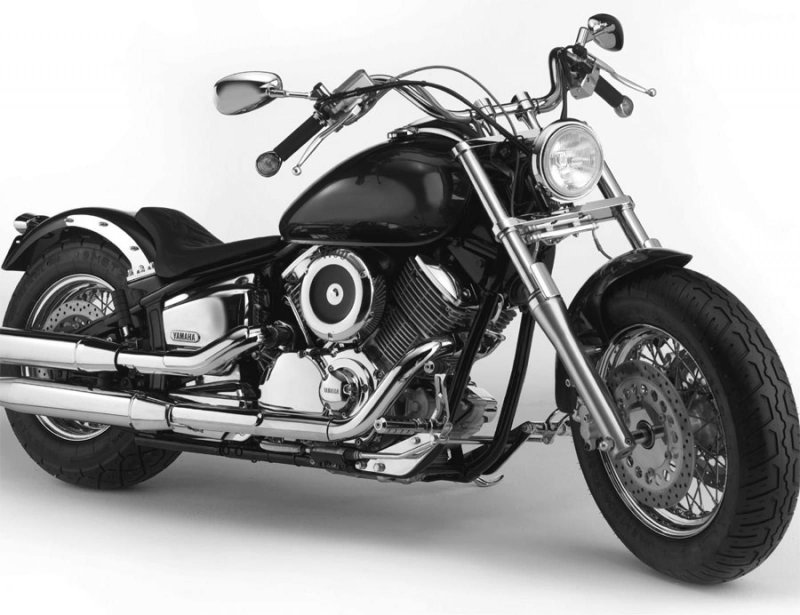 Yamaha Drag Star 1100 красный