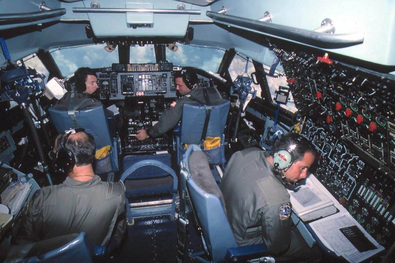 Boeing 737 посадка