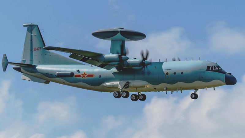 Shaanxi y-8 самолет