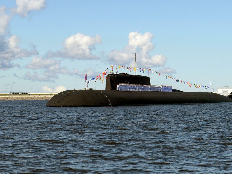 Подводная лодка у Кронштадта 2021