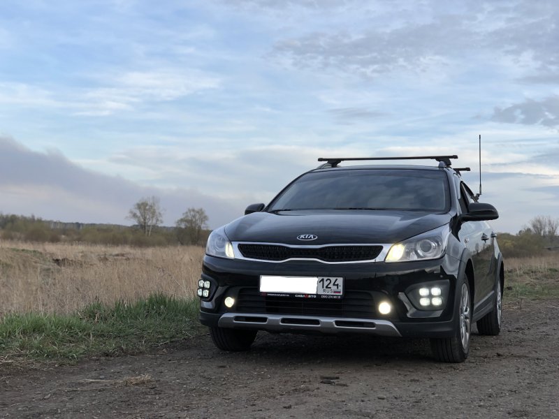 Kia Rio x черная
