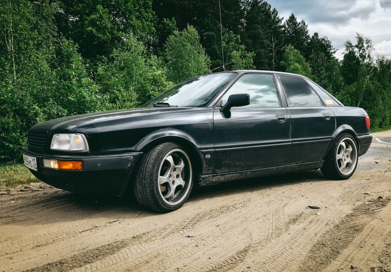 Audi 80 b4 занижение