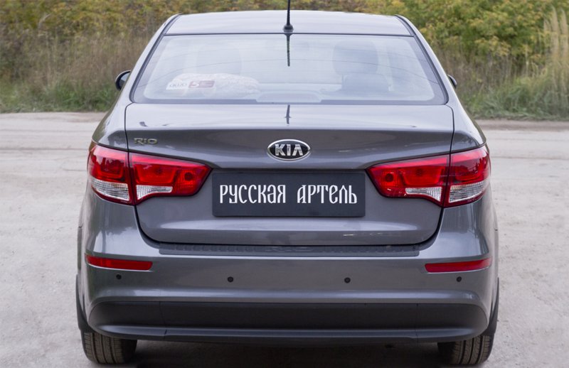 Киа Рио 3 Рестайлинг сзади