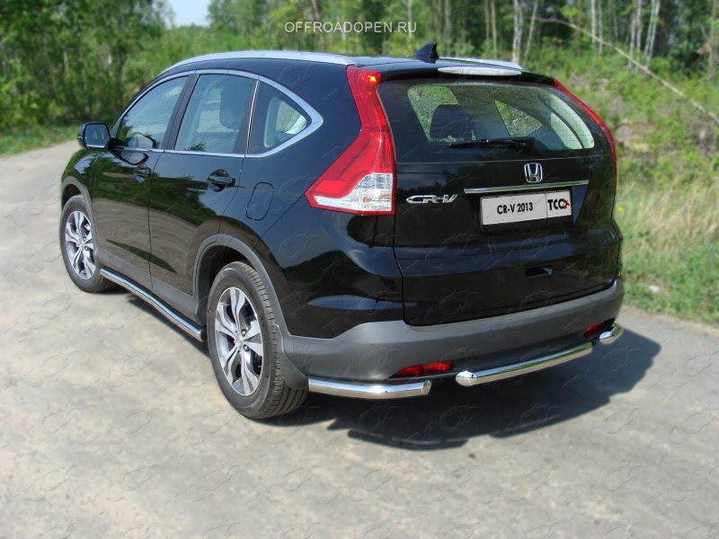Honda CR V 2008 черная на литье