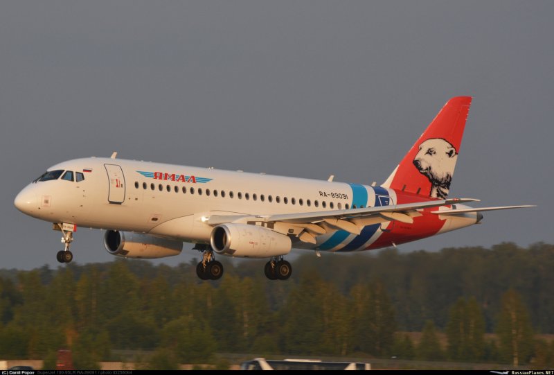 RRJ 95lr внутри