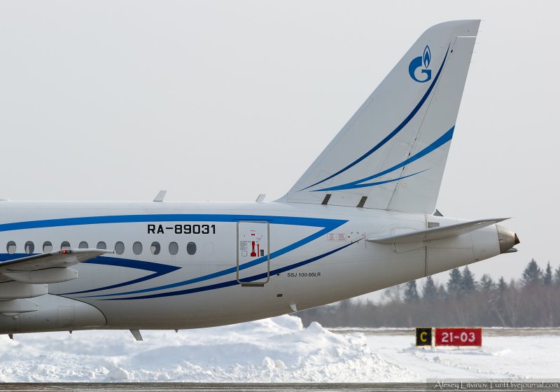 Самолет Газпром ту 154