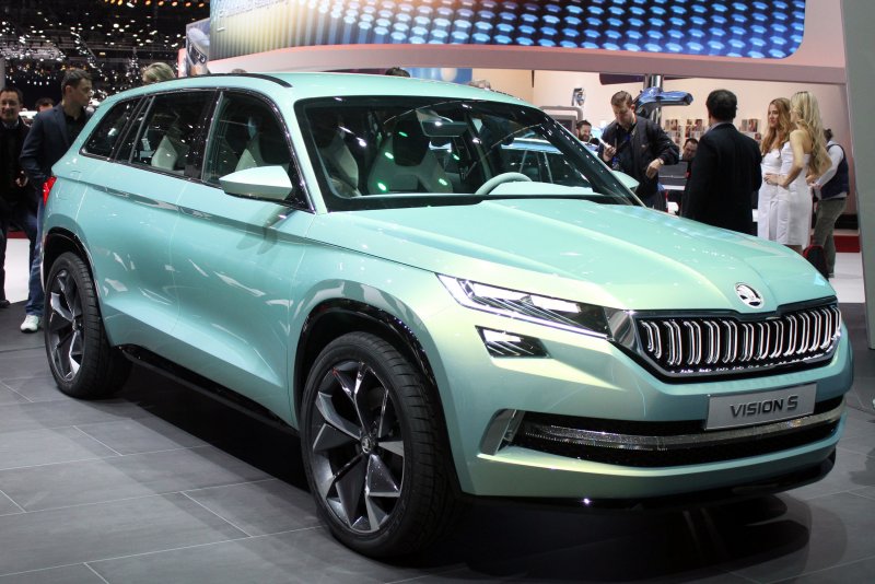 Шкода Кодиак зеленый