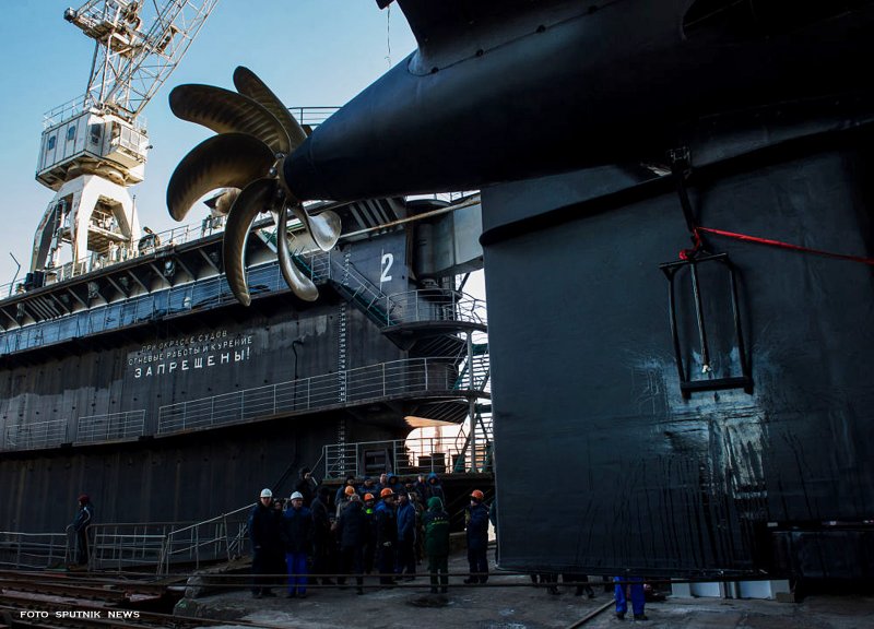 Спуск подводной лодки
