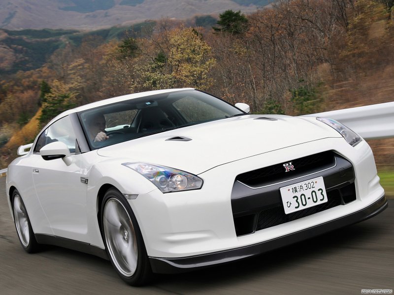 Nissan gt-r r35 черный