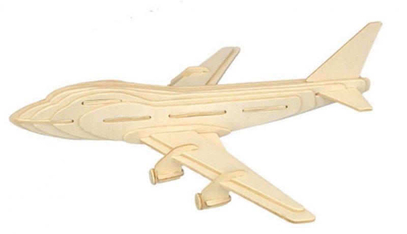 Боинг 747 из дерева