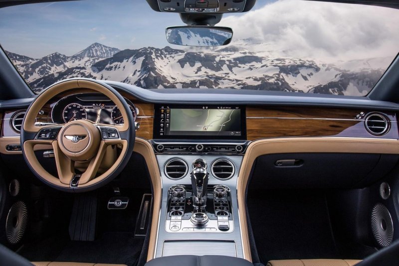 Bentley Flying Spur интерьер