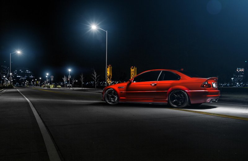 BMW m3 красная 1920 1080