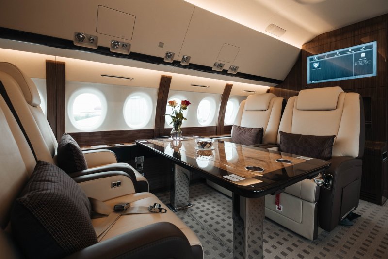Airbus a220 Business Jet Interior