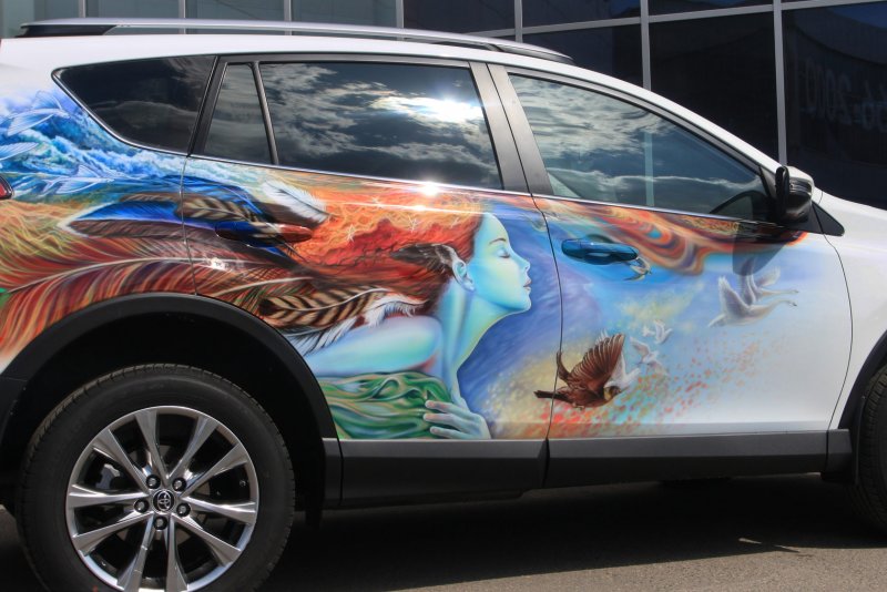 Toyota rav4 аэрография 2020