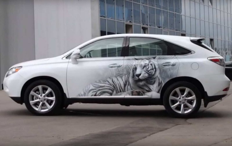 Аэрография Лексус rx350