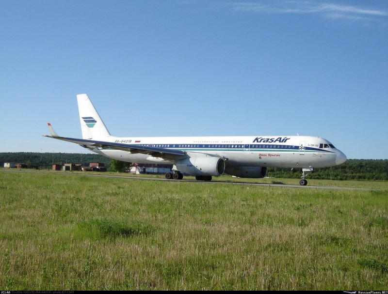 Ту-204 пассажирский самолёт салон
