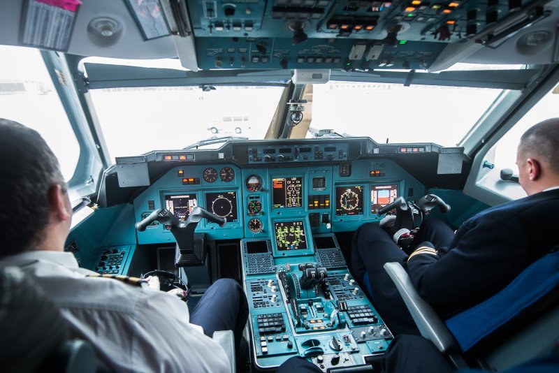 Ту-204 пассажирский самолёт салон