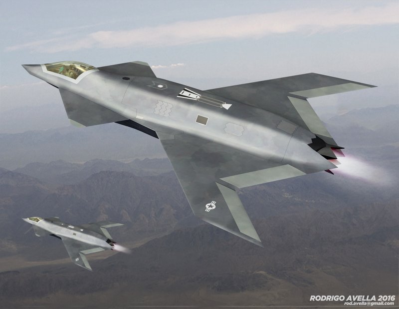 Истребитель 6 поколения США фото