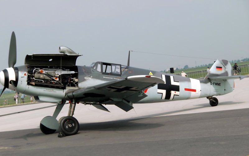 Bf-109 в воздухе