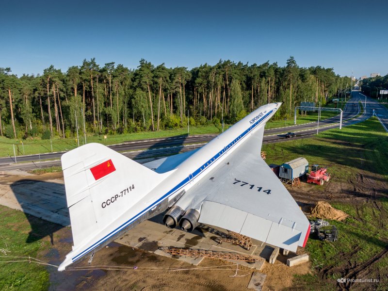 Самолет ту 144 в Жуковском Жуковский памятник
