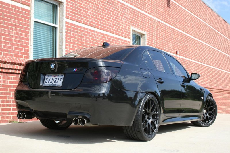 BMW e60 Tuning Black