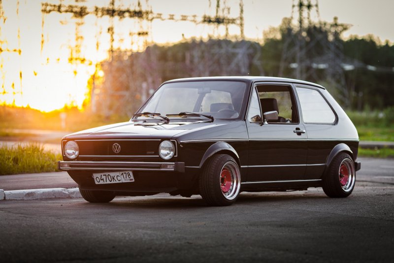 Volkswagen Golf mk1 stance