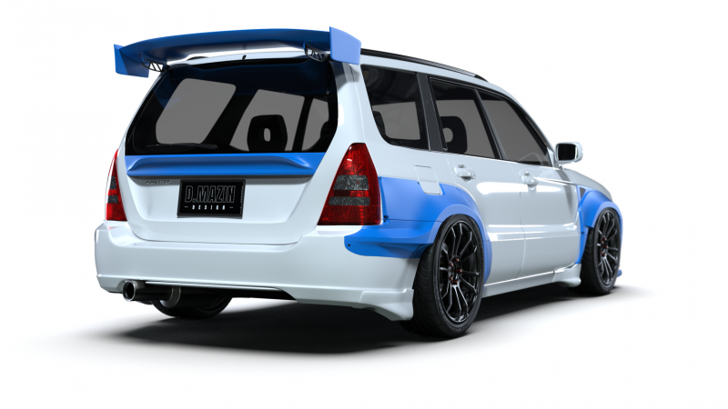 Subaru Forester sg9 сзади