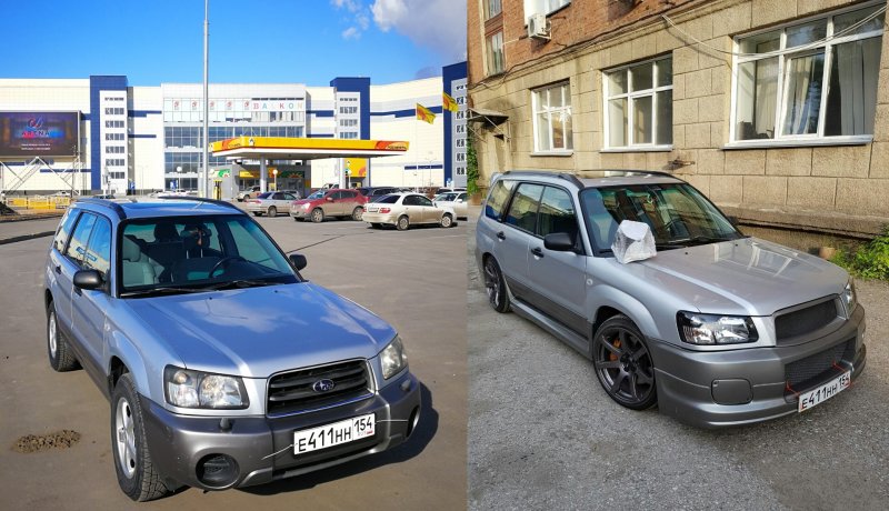 Subaru Forester sg5 рестайл