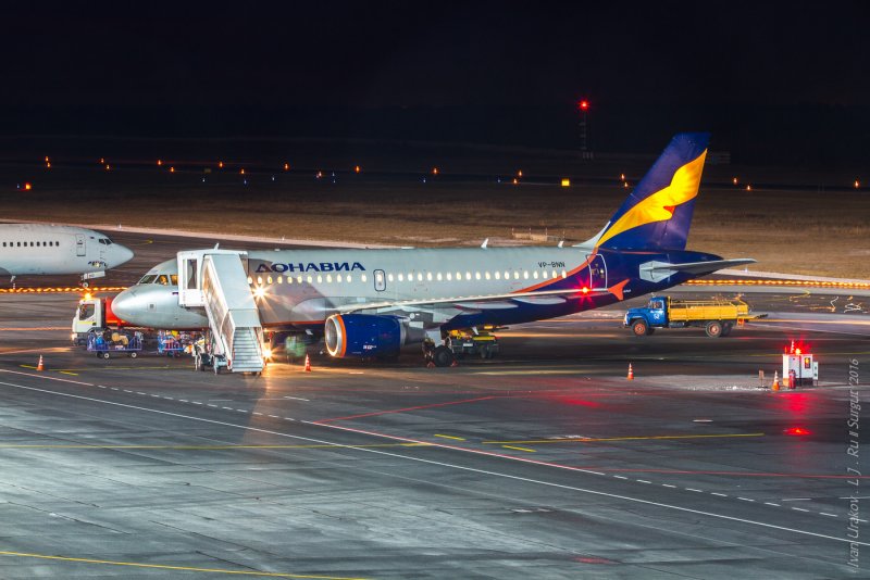 B737 Pobeda Подсолнухи