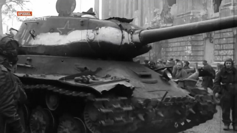 Рейхстаг 1945 танк ис2