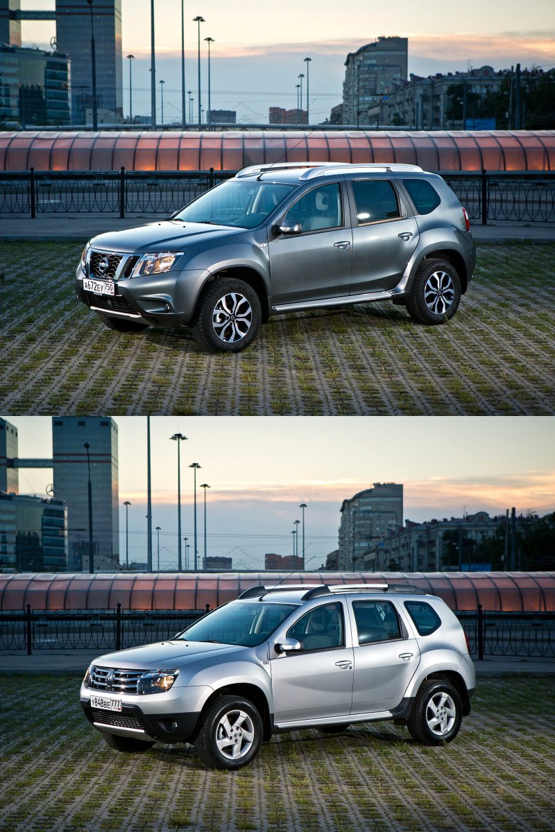 Nissan Terrano и Renault Duster