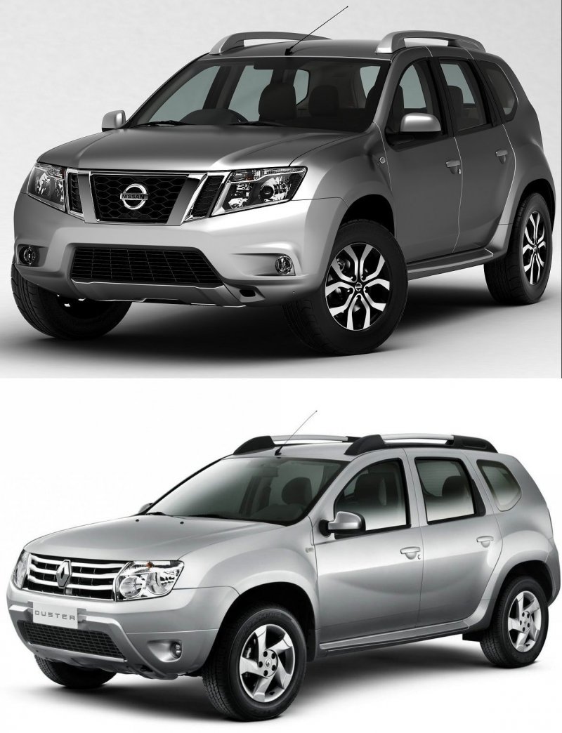 Nissan Terrano и Renault Duster