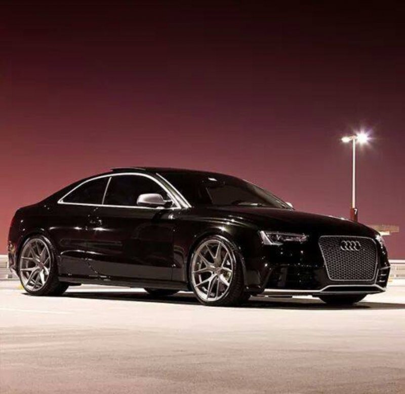 Audi a7 тюнинг черная