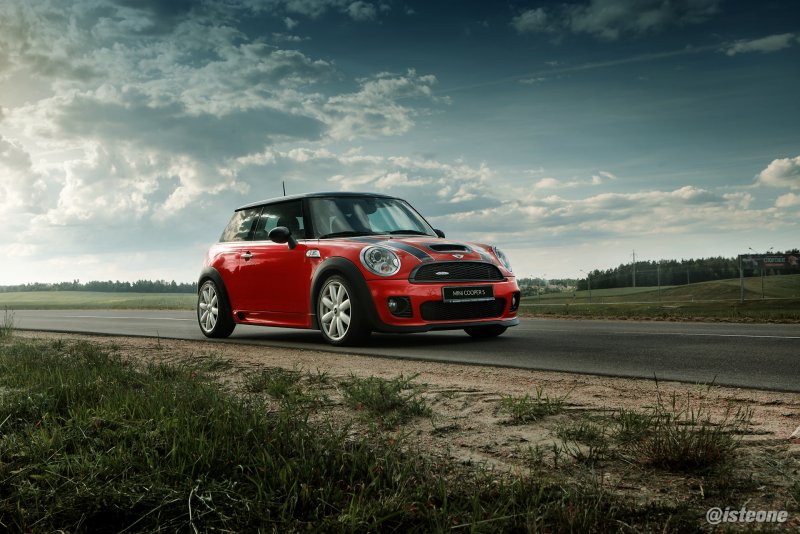 Mini Cooper r56 красный