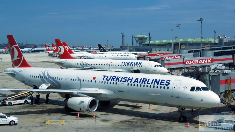 Самолет Туркиш Эйрлайнс Боинг 777