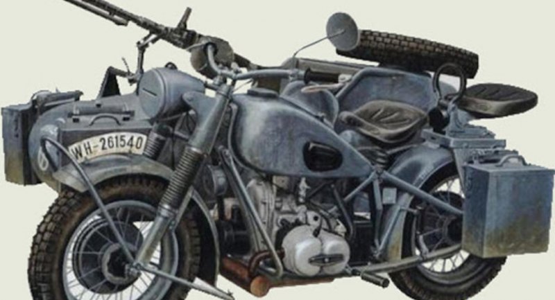 Мотоцикл вермахта BMW r75