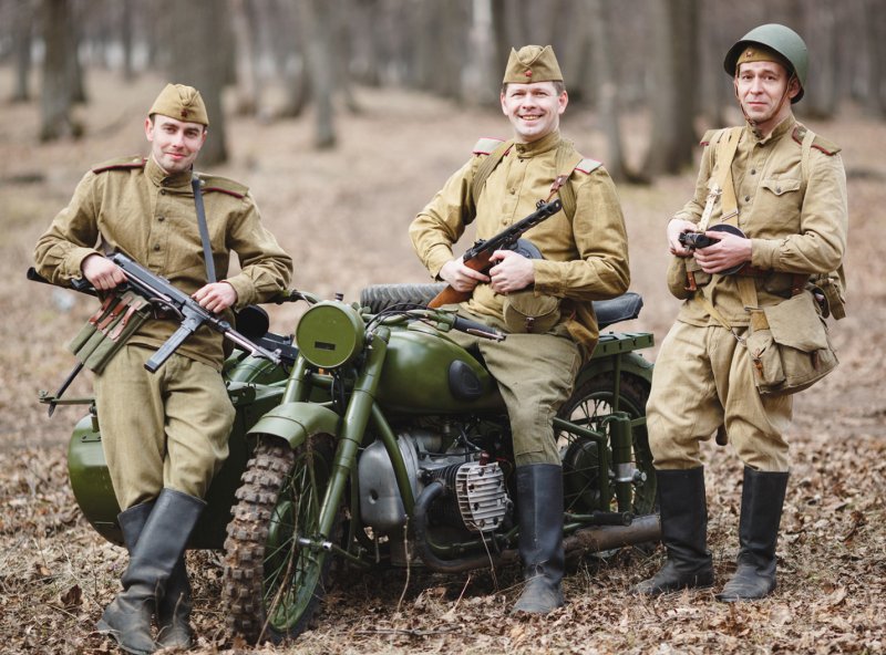 Triumph 1940 мотоцикл Вермахт