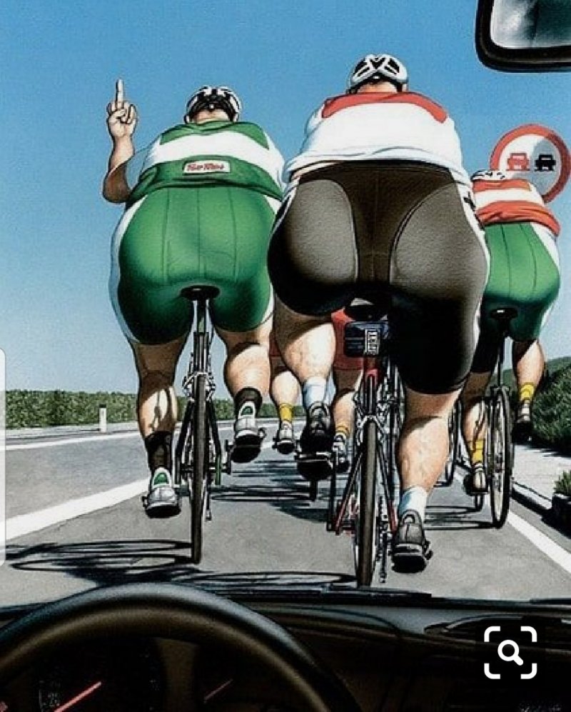 Толстые велосипедисты