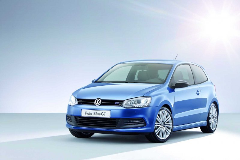 Volkswagen Polo Hatchback синий