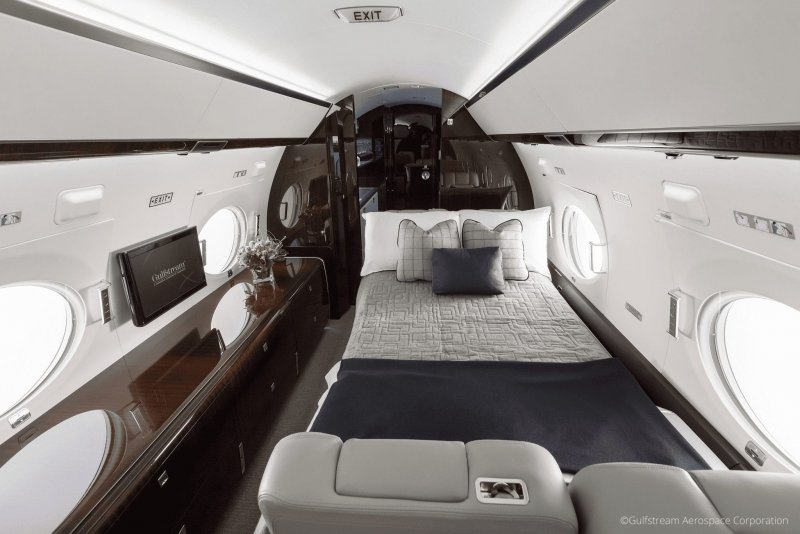 Самолет Gulfstream g450 салон