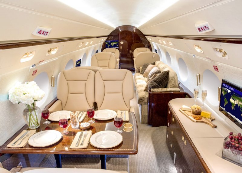 Gulfstream g450 салон
